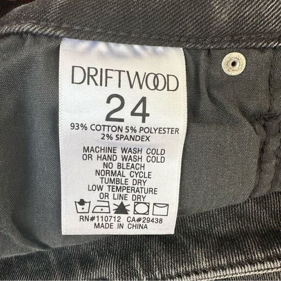 DRIFTWOOD Jeans Women’s Size 24‎ Boyfriend Embroidered Floral Boho Distressed - Picture 10 of 10